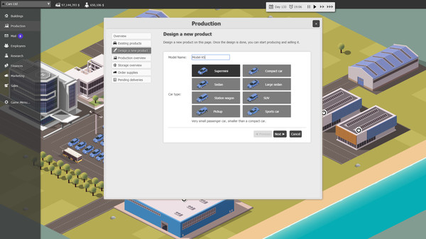 Screenshot z Business Magnate Screenshot z Business Magnate