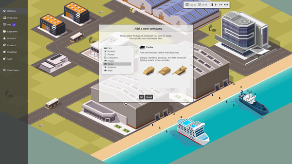 Screenshot z Business Magnate Screenshot z Business Magnate