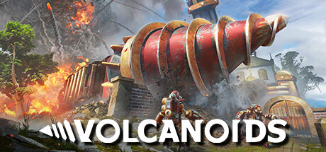 Steam header art for Volcanoids