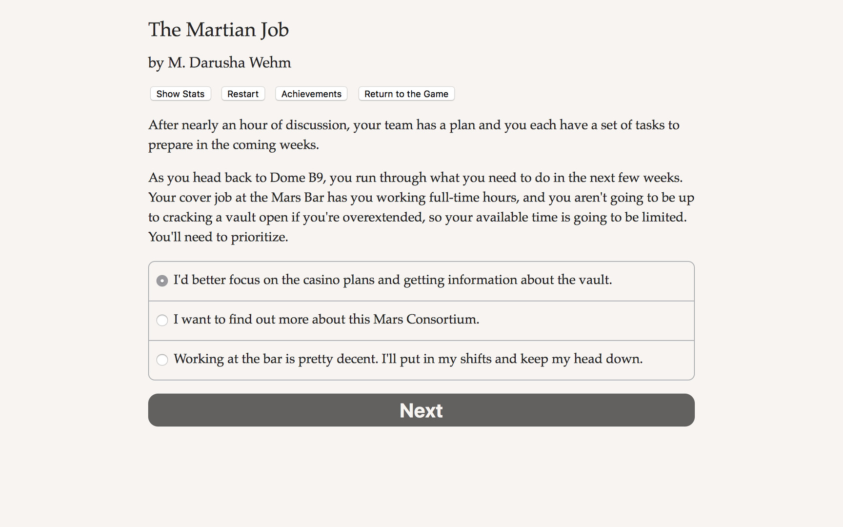 The Martian Job screenshot #3