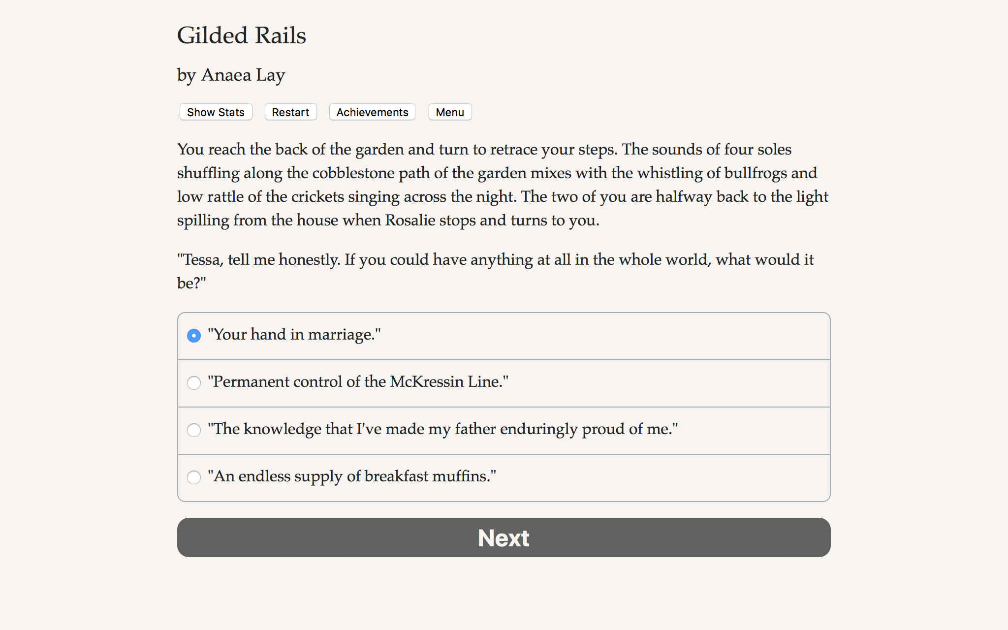 Gilded Rails