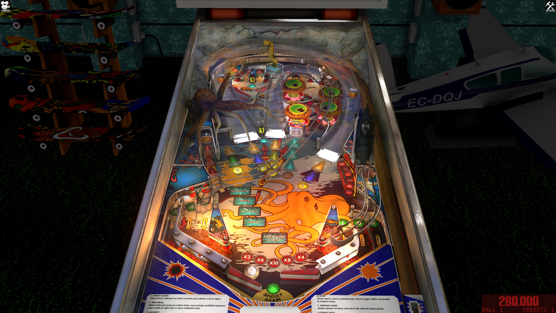 Zaccaria Pinball - Nautilus 2018 Table Featured Screenshot #1