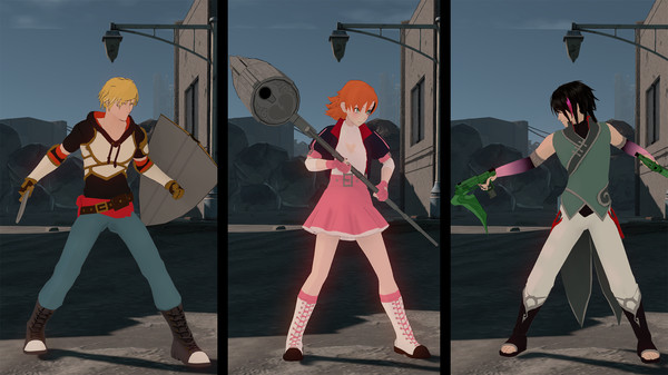 RWBY: Grimm Eclipse - Team JNR Timeskip Costume Pack — скриншот 1