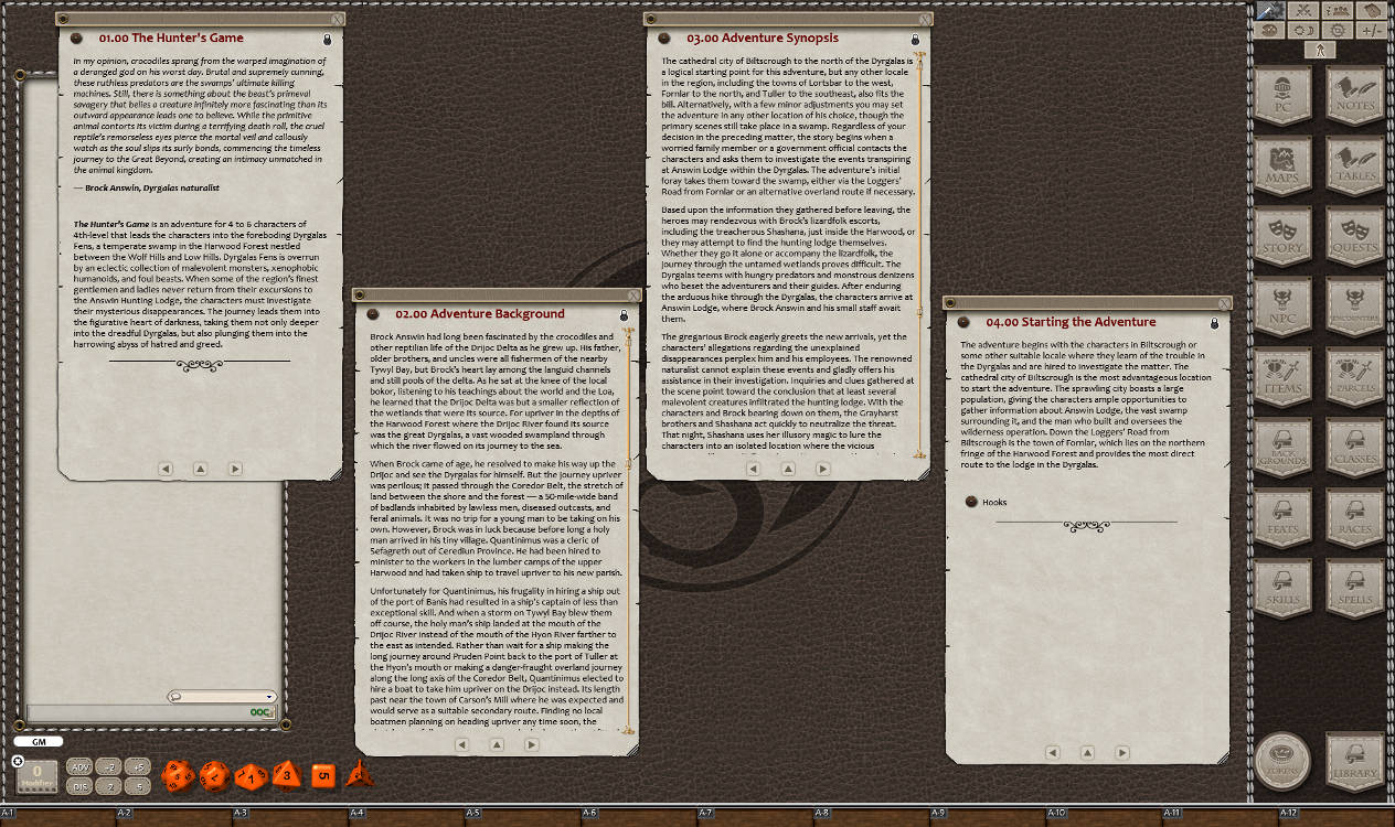 Fantasy Grounds: Quests of Doom 4 - The Hunter's Game (5E) screenshot 3