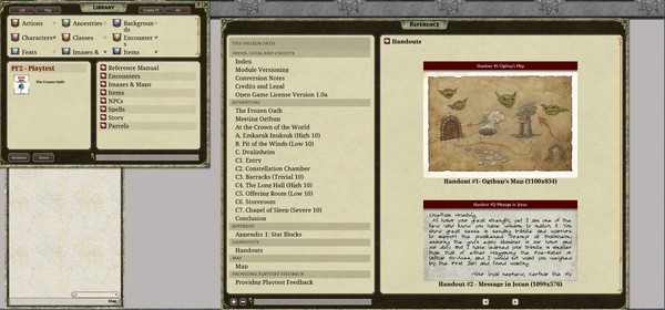 Fantasy Grounds - Pathfinder Society Playtest Scenario #4: The Frozen Oath (PFRPG2)