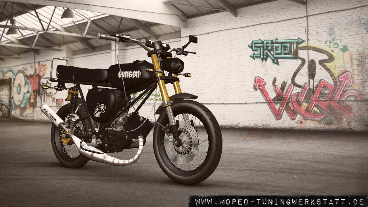 Simson Tuningwerkstatt 3D