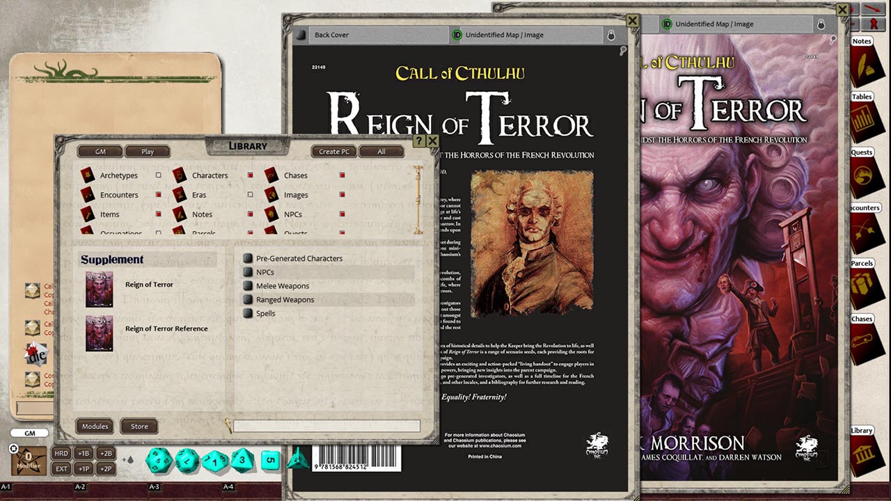 Fantasy Grounds - Reign of Terror (CoC7E) Featured Screenshot #1