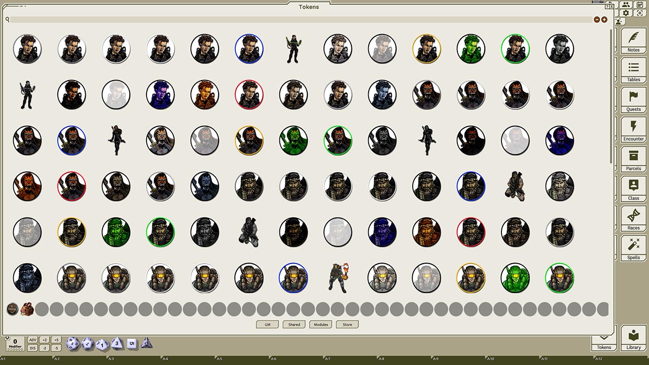 Fantasy Grounds - Moderns, Volume 5 (Token Pack) Featured Screenshot #1