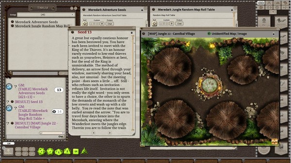 Fantasy Grounds - Meanders Map Pack: Meredark Jungle (Map Pack)