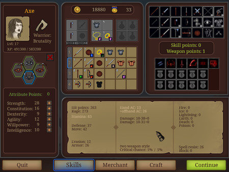 Screenshot z Titan shield