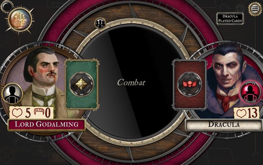 Screenshot z Fury of Dracula: Digital Edition