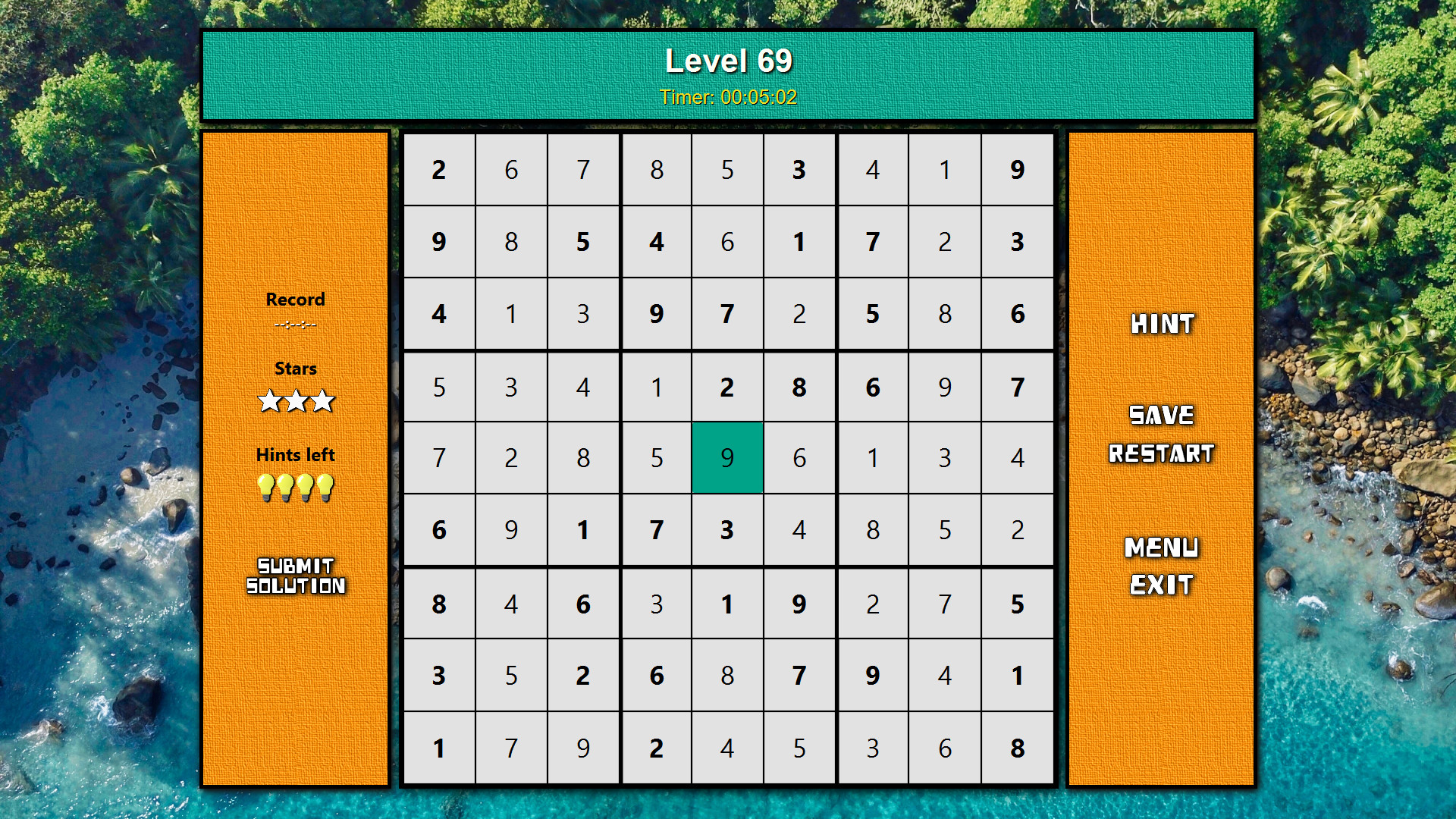 #6. Super Turbo Sudoku (Steam) 由: Evil Chicken