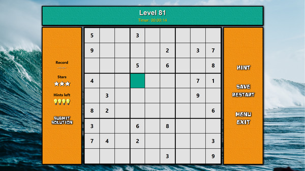 Screenshot z Super Turbo Sudoku