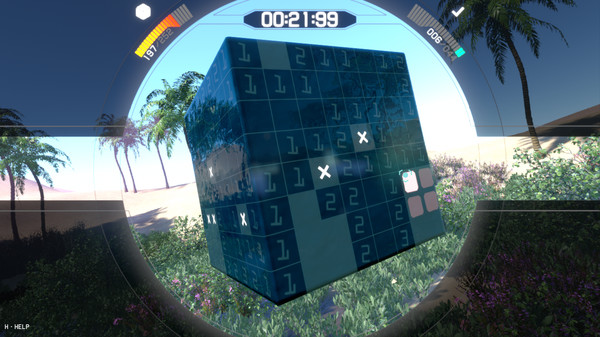 Cube Full of Mines : Oasis Theme screenshot 3
