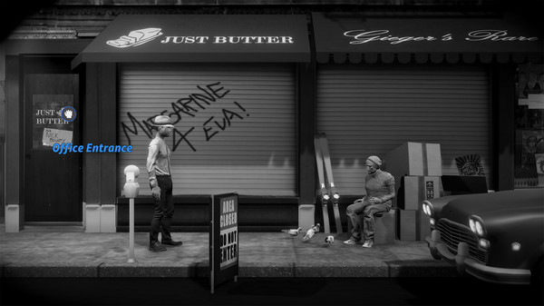 Screenshot z Nick Bounty: The Dame with the Blue Chewed Shoe.