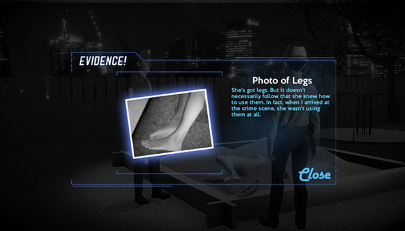 Screenshot z Nick Bounty: The Dame with the Blue Chewed Shoe.