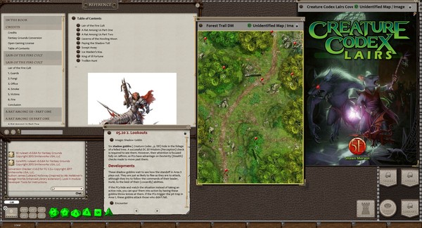 Fantasy Grounds - Creature Codex Lairs (5E)