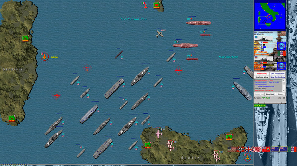 Battleships and Carriers - WW2 Battleship Game screenshot 13