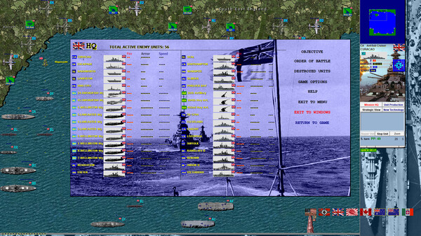 Battleships and Carriers - WW2 Battleship Game