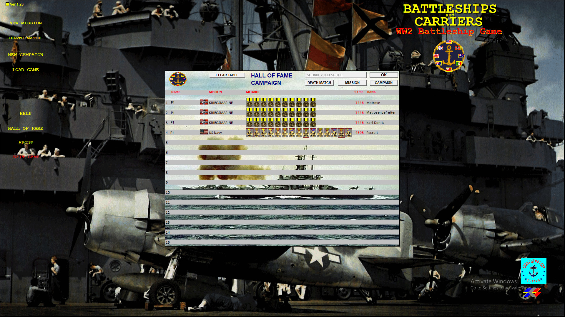 Battleships and Carriers - WW2 Battleship Game screenshot #17