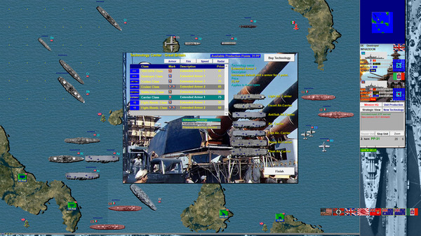 Battleships and Carriers - WW2 Battleship Game screenshot 12