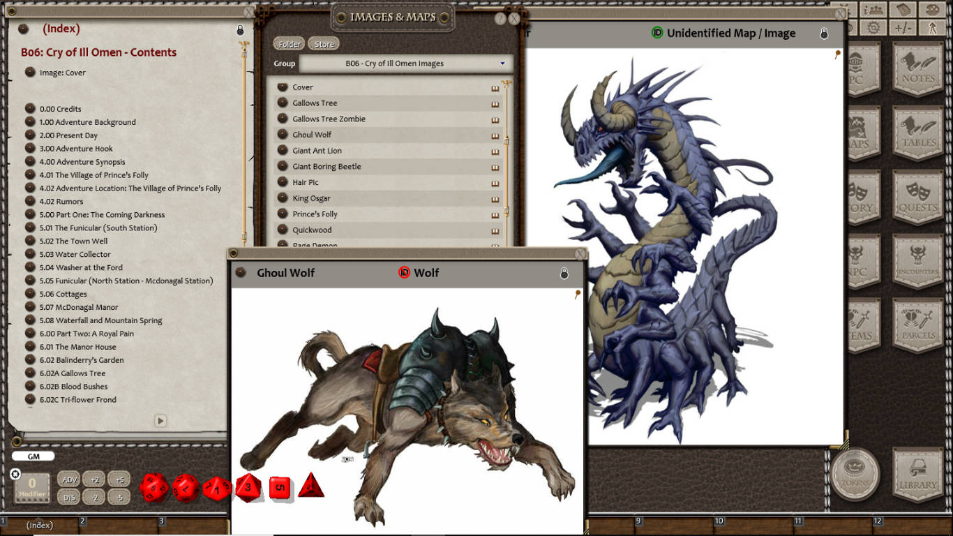 Fantasy Grounds - B06: Cry of Ill Omen (5E) Featured Screenshot #1