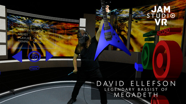 Jam Studio VR EHC - David Ellefson Metal Factory