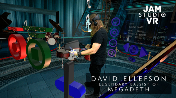 Jam Studio VR EHC - David Ellefson Metal Factory