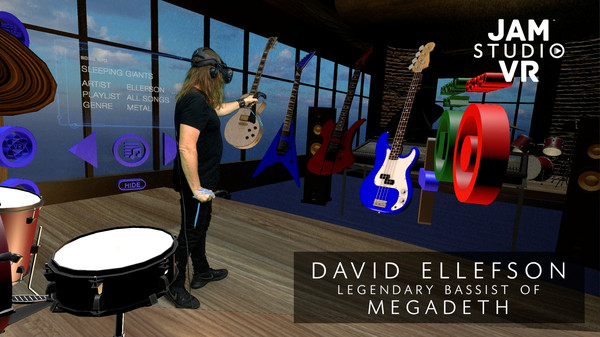 Jam Studio VR EHC - David Ellefson Metal Factory