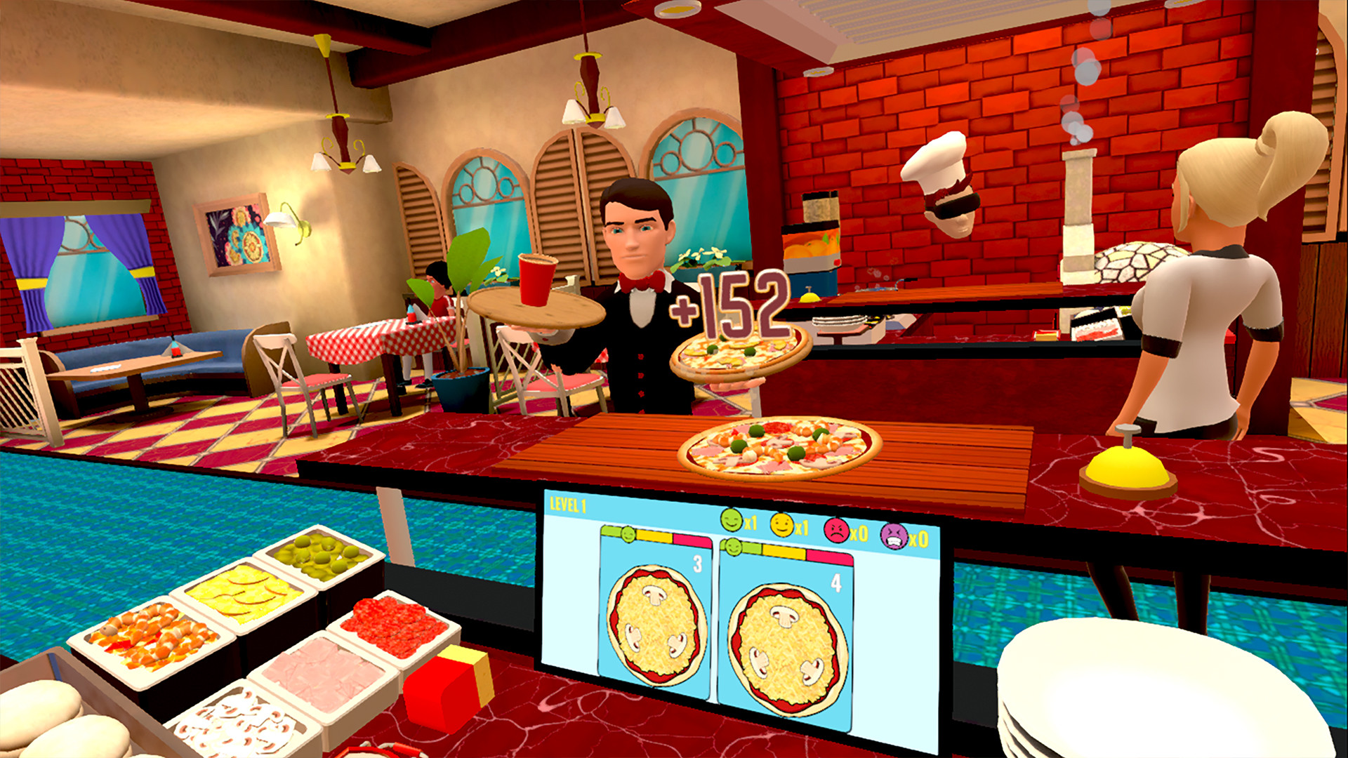#4. Clash of Chefs VR (Steam) Podle: Flat Hill Games