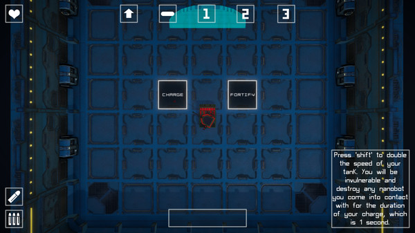 Screenshot z Nanoswarm