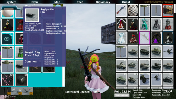 Screenshot z Girls' civilization