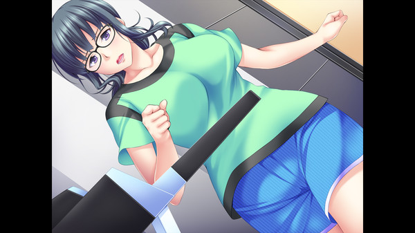 Screenshot z HOT FIT! ⁄ フィットしちゃお！～年上女性と汗だくレッスン初体験～