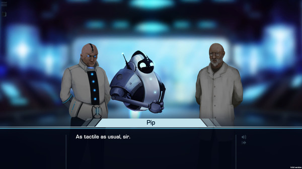 Screenshot z S.A.I.A.'s Awakening: A Robothorium Visual Novel