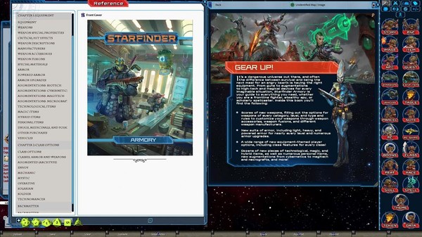 Fantasy Grounds - Starfinder RPG - Starfinder Armory (SFRPG)
