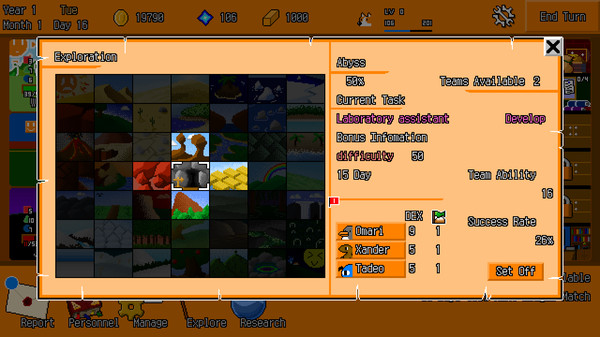 Screenshot z Abyss Manager Screenshot z Abyss Manager