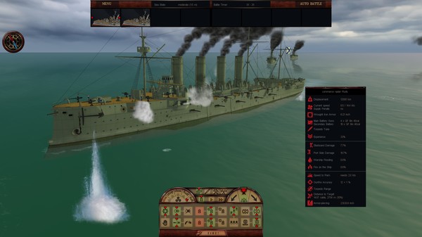 Screenshot z Clad in Iron: Sakhalin 1904