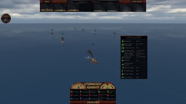 Screenshot z Clad in Iron: Sakhalin 1904