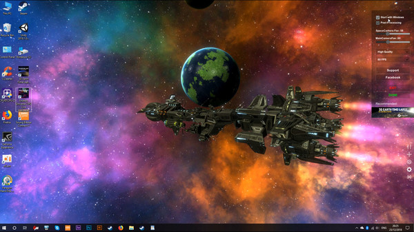 Screenshot z Endless Universe 2 PC Live Wallpaper Screenshot z Endless Universe 2 PC Live Wallpaper