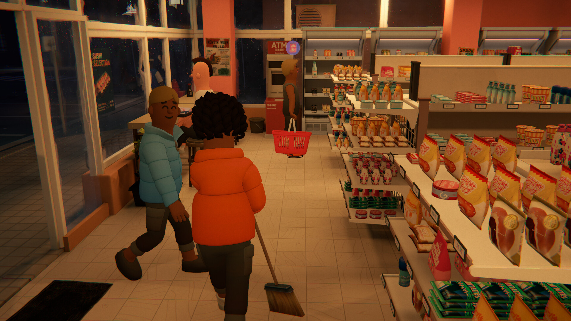 Night Rolls Cozy Store Steam gameplay screenshot 10