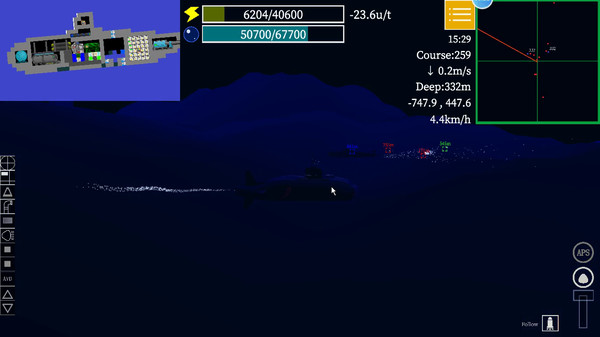 Screenshot z SubmarineCraft
