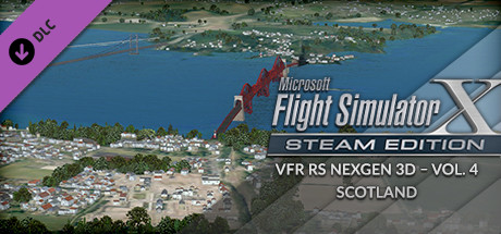 FSX Steam Edition: VFR Real Scenery NexGen 3D - Vol. 4: Scotland Add-On banner image