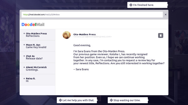 Screenshot z Our Lovely Escape