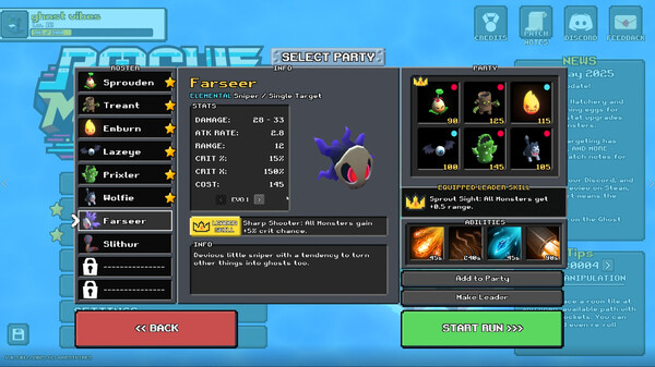 Screenshot z Rogue Monster Rush
