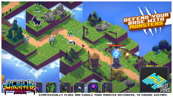 Rogue Monster Rush game for Linux 1