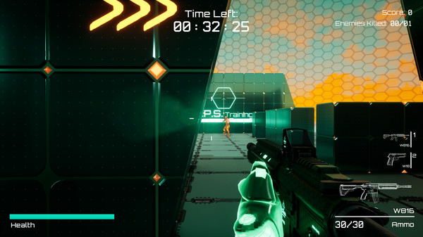 Screenshot z FPS Training