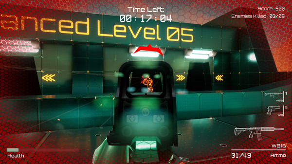 Screenshot z FPS Training