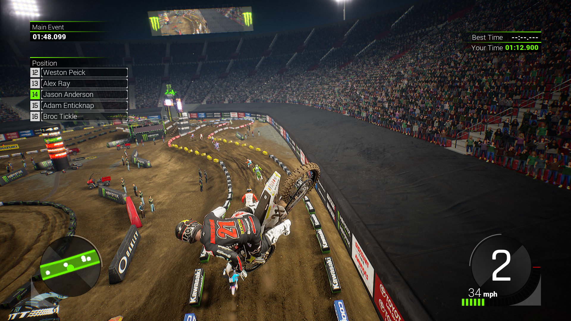 Monster Energy Supercross 2 - Los Angeles Memorial Coliseum Featured Screenshot #1