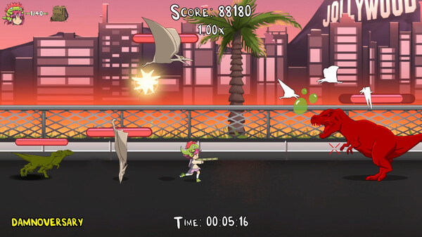 Screenshot z DAMNOSAUR