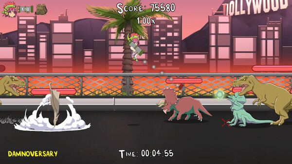 Screenshot z DAMNOSAUR